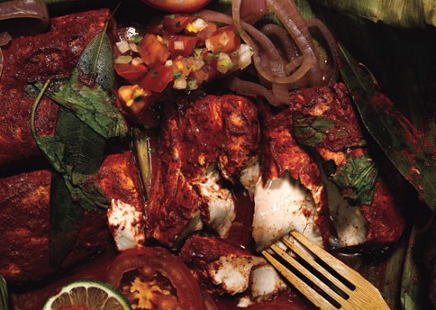 Yucatan-style grilled mahi-mahi