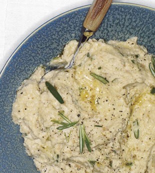 Yukon Gold and fennel puree with rosemary butter