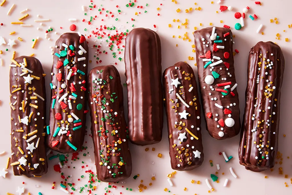 Yule log cookies