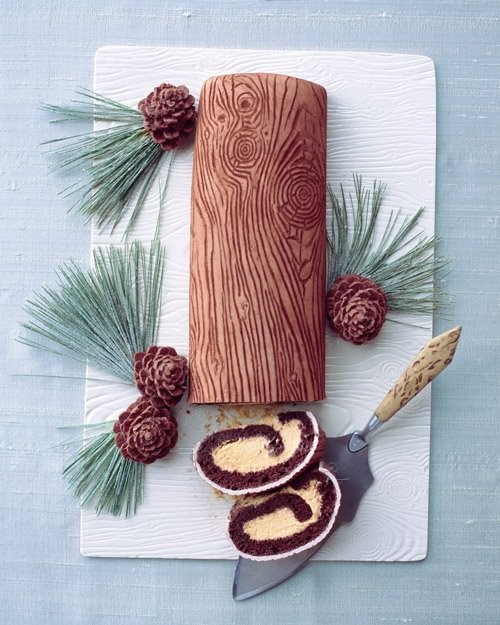 Yule logs with caramel cream recipe Eat Your Books