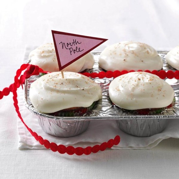 Yuletide eggnog cupcakes