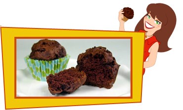 Yum yum brownie muffins