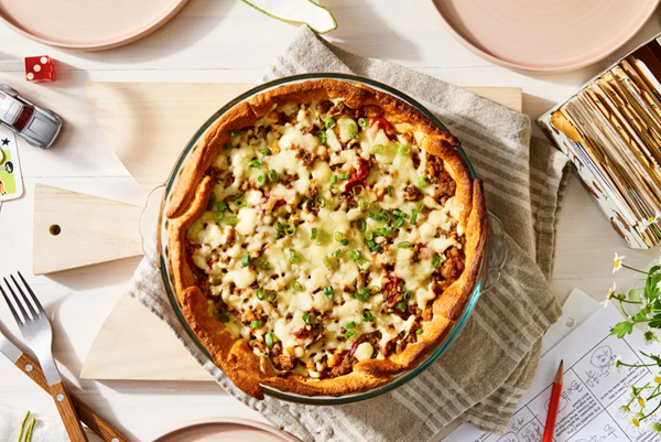 Yum Yum cheeseburger pie