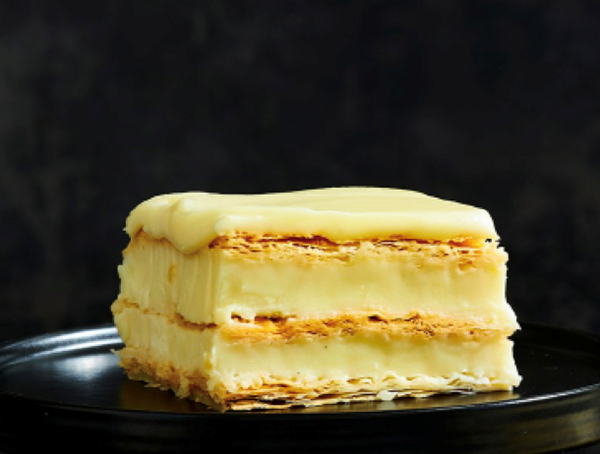 Yuzu and vanilla slice