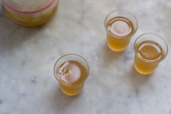 Yuzu maple leaf cocktail