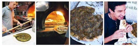 Za'atar bread (Manakeesh)