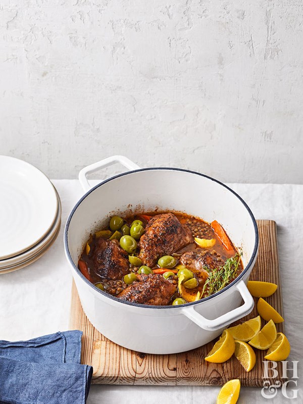 Za'atar chicken & lentils