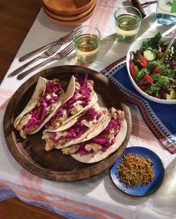 Za'atar chicken tacos