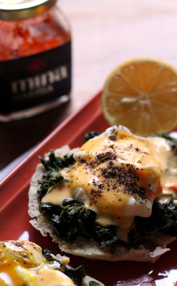 Za’atar eggs Benedict
