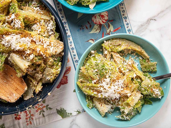 Za'atar-feta Caesar salad