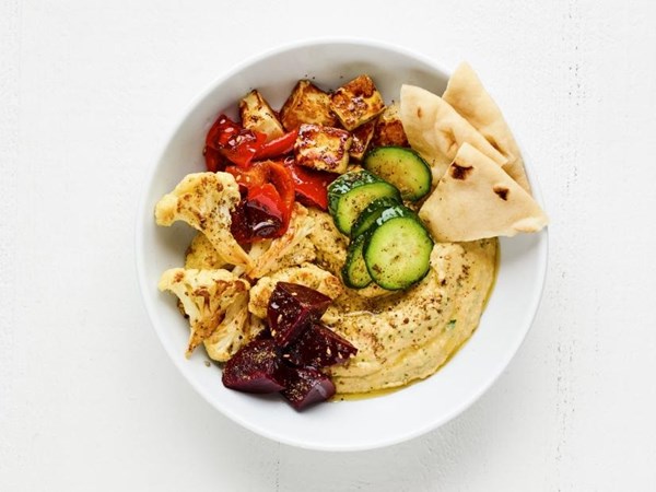 Za’atar hummus bowl 