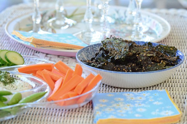 Za'atar kale chips