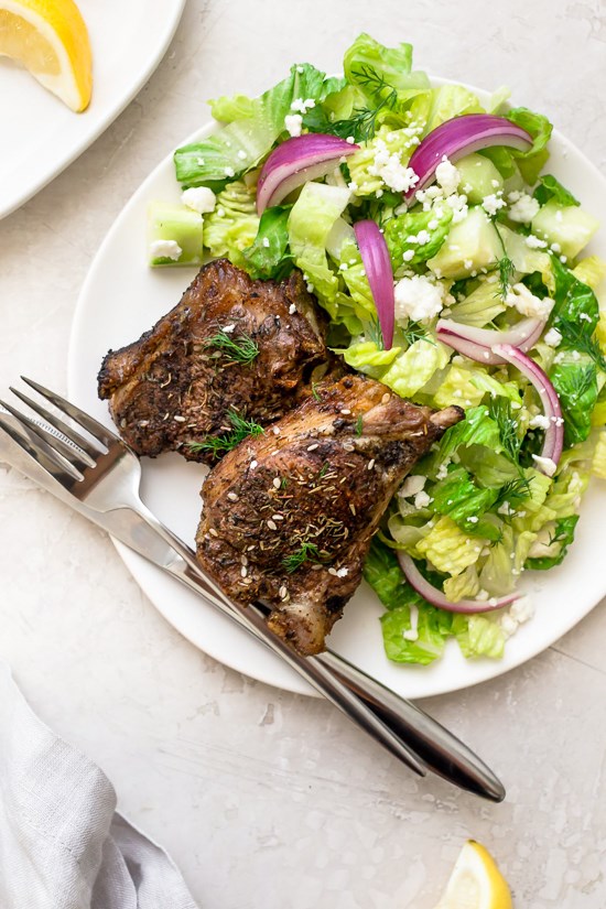 Za'atar lamb chops