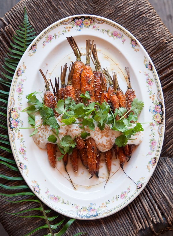 Zaatar roasted carrots recipe Eat Your Books