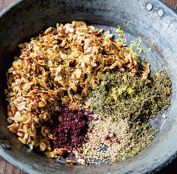 Za'atar spiced amonds