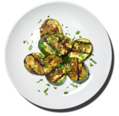 Za'atar spiced grilled zucchini