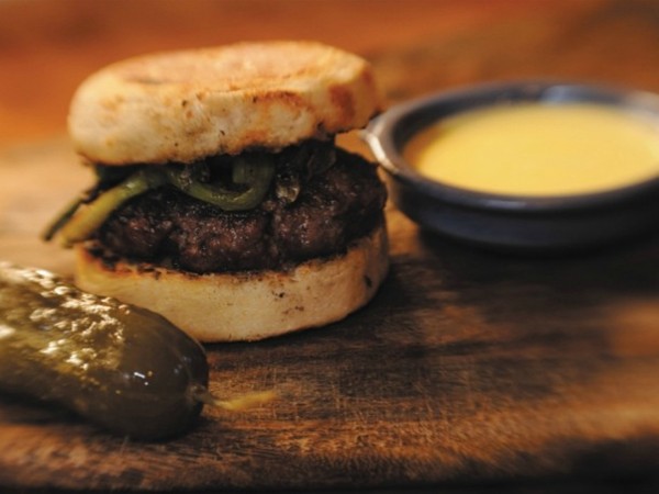 Zakary Pelaccio's lamb burgers (Cook the Book)