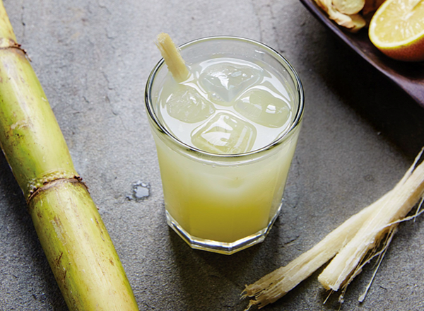 Zanzibari pressed sugarcane drink