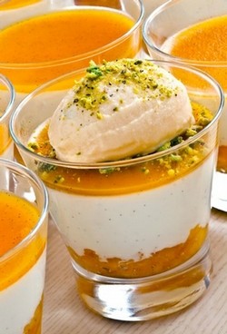 Zaytinya’s Greek-yogurt-and-apricot parfait