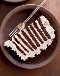 Zebra icebox cake