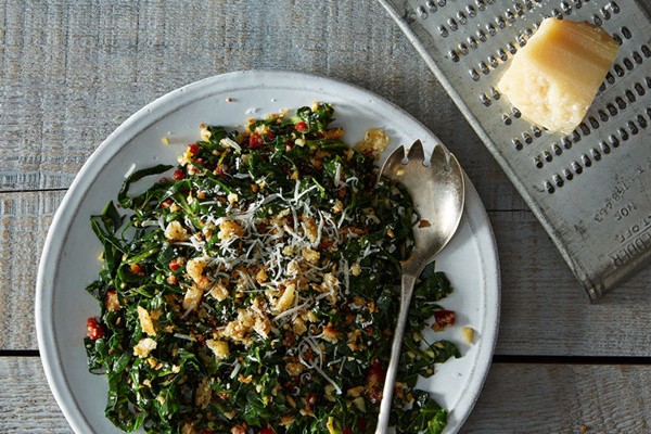 Zesty and zippy tangled collards