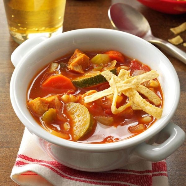 Zesty chicken soup