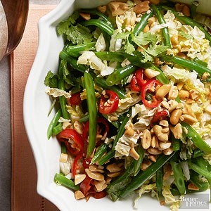 Zesty green bean slaw