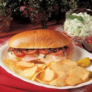 Zesty ham sandwich 