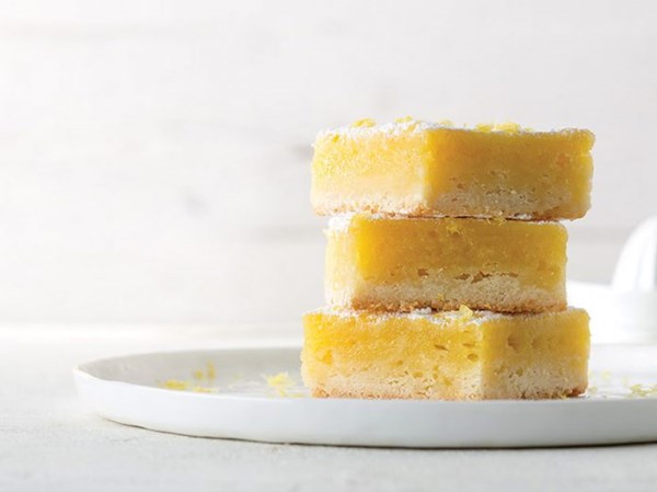 Zesty lemon bars