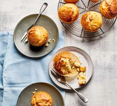 Zesty lemon drizzle muffins
