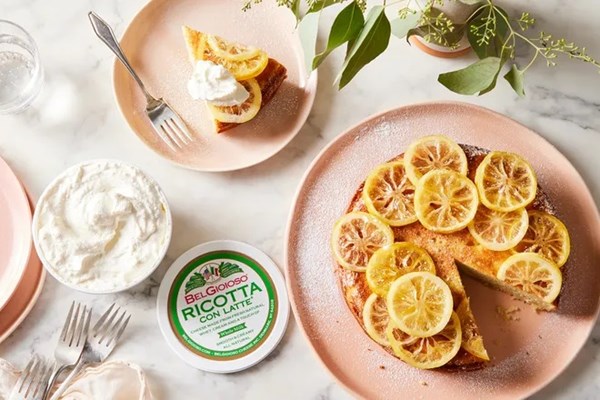 Zesty lemon-ricotta snacking cake