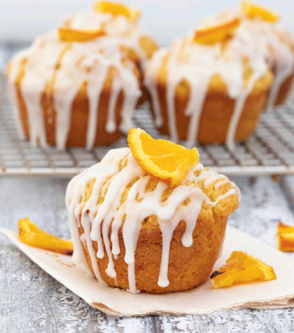 Zesty orange olive-oil muffins