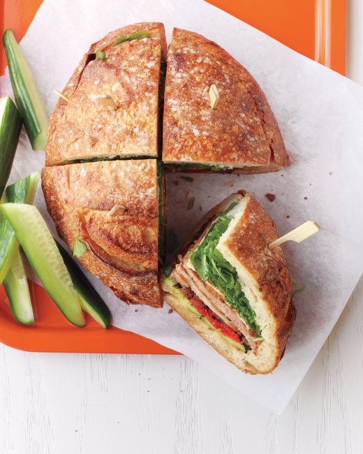 Zesty pork sandwiches