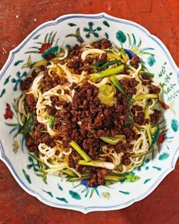 Zha jiang noodles with wasabi (芥末炸酱面)