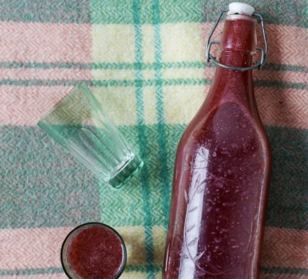 Zingy blackberry lemonade