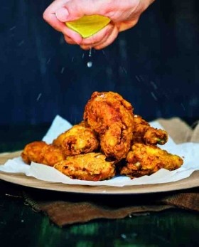 Zingy fried chicken