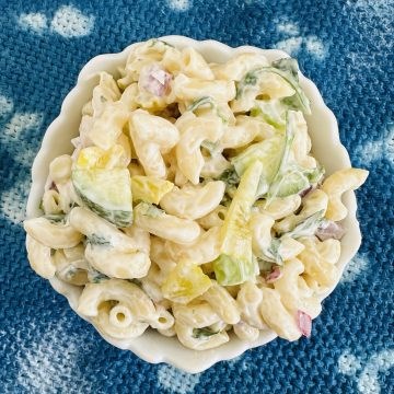 Zingy macaroni salad