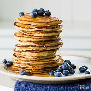 Zoe's crème fraîche pancakes