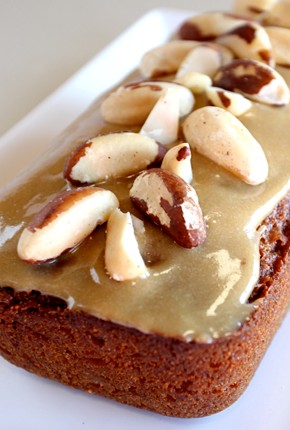 Zucchini and Brazil nut tea cake