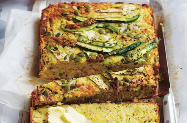 Zucchini and brown butter bread
