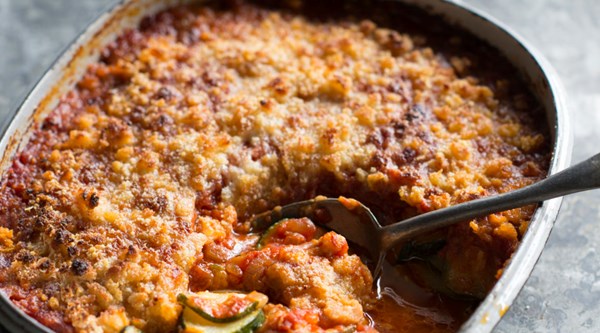 Zucchini and Gruyère gratin