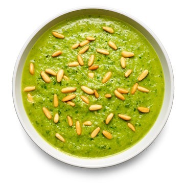 Zucchini and herb gazpacho