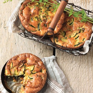 Zucchini and nepitella frittata (Frittata di zucchine e nepitella)