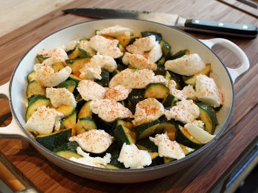 Zucchini and ricotta casserole