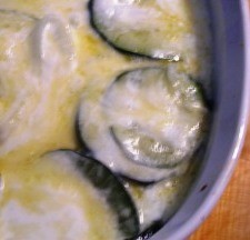 Zucchini au gratin