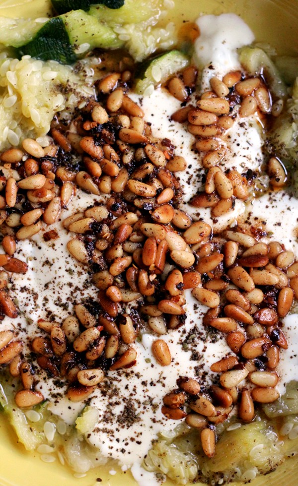 Zucchini baba ghanoush