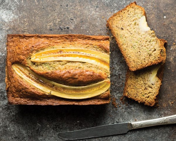 Zucchini banana bread