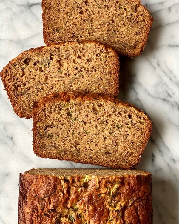 Zucchini banana bread