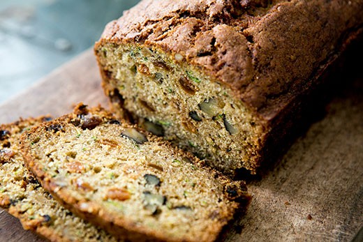 Zucchini bread with pineapple