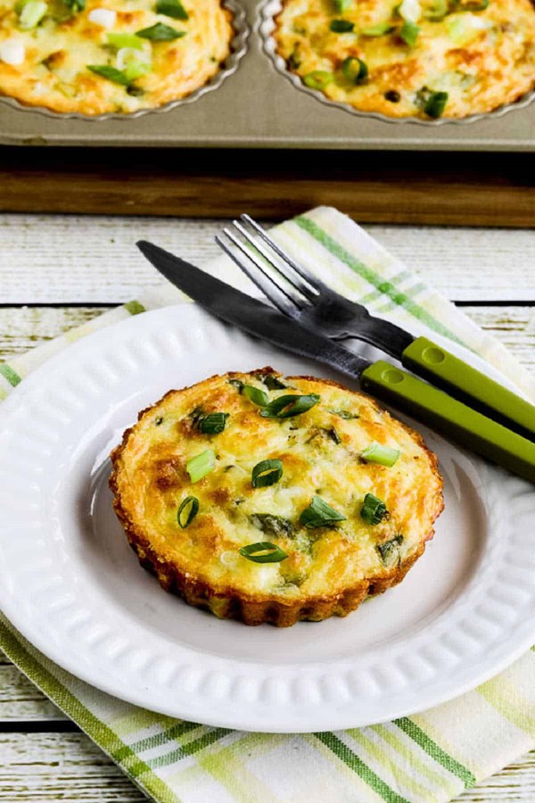 Zucchini breakfast tarts